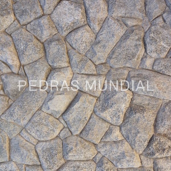 Moledo faceada aplicada como pedra para parede