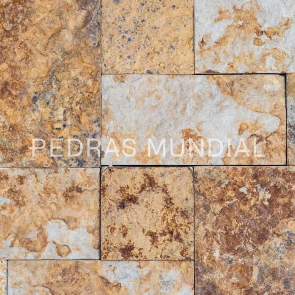 Pedra topázio revestimento natural para parede interna